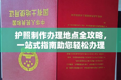 龙安护照制作办理地点全攻略，一站式指南助您轻松办理